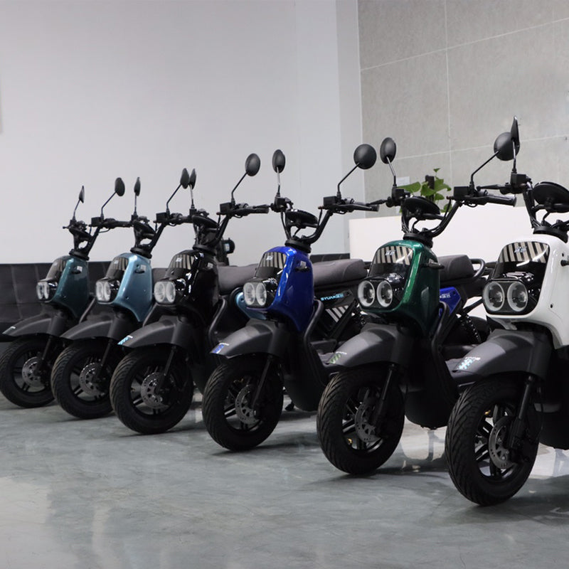 Недорогой электрический скутер 500W для двоих пассажиров